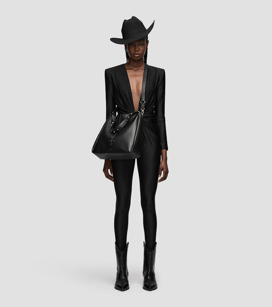 Spiked Bag & Wallet Set